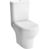 Комплект безободкового напольного унитаза VITRA ZENTRUM RIM-EX, сиденье микролифт, механизм 3/6 л 9824B003-7207
